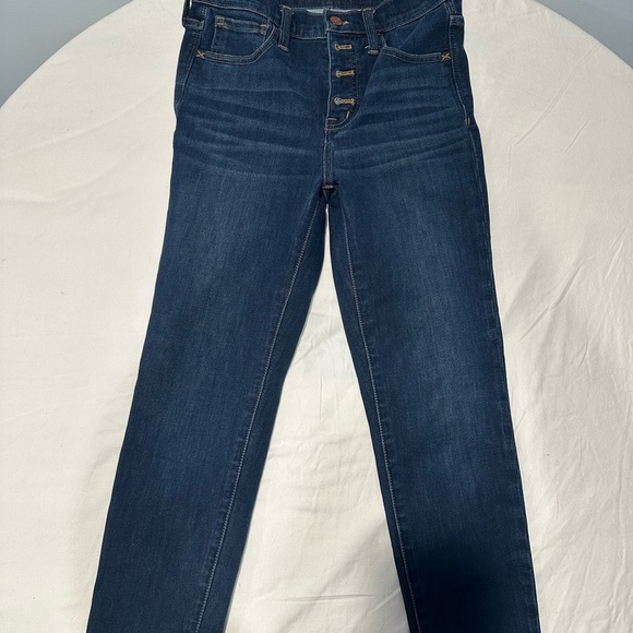 Madewell Denim - Madewell 10” High-Rise Skinny Jeans | Size 24 | Dark Wash